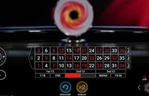 Multiplier of bets on roulette Excitement on the bwin page.