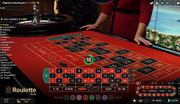 Evolution live French roulette.
