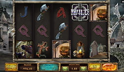 Red Rake Slot Jack O'Lantern Vs The Headless Horseman characterized by expanded symbols and with free spins phase.